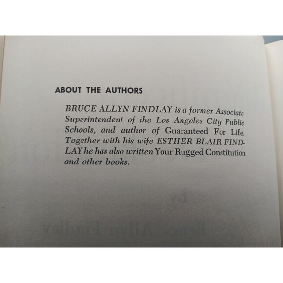 Your Magnificent Declaration Book 1961 Bruce And Esther Findlay Vintage - Picture 6 of 9